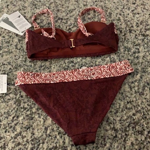 NWT Athleta Aqualuxe “Batik” Swim Bikini - Picture 2 of 7